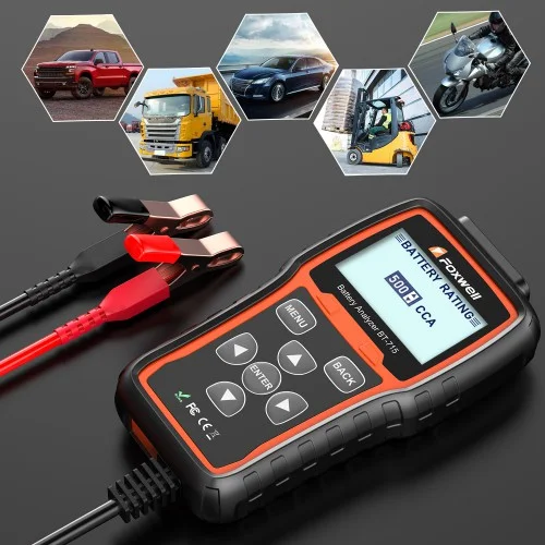 Foxwell BT705 is the best car battery tester built for average car owners looking to establish the health status of their car batteries.