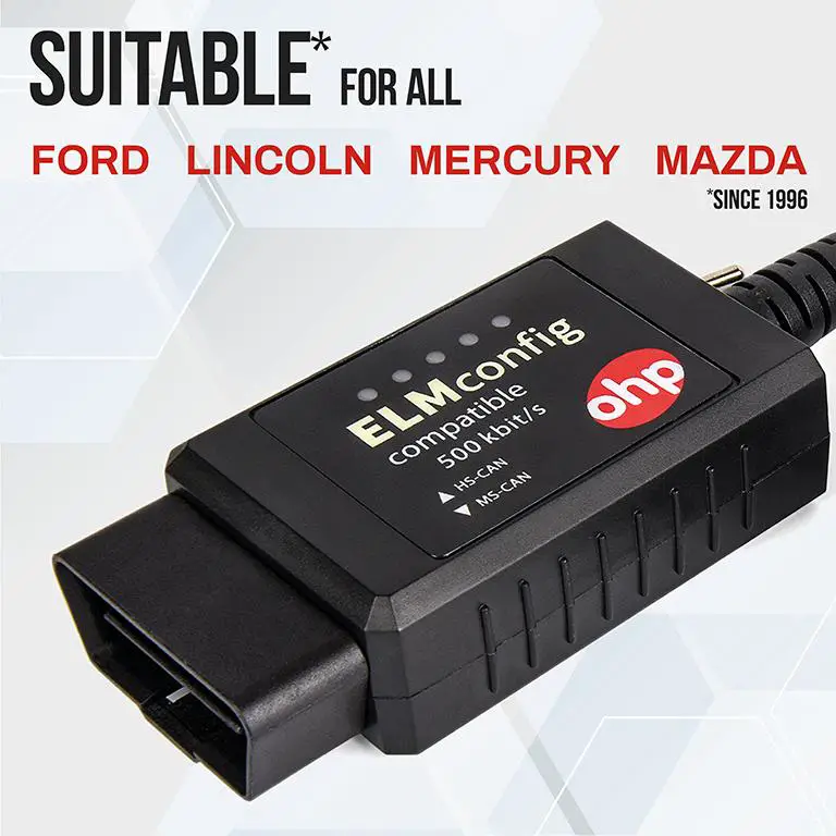 OHP ELMconfigOHP ELMconfig FORScan adapter is ideal for for Forscan users