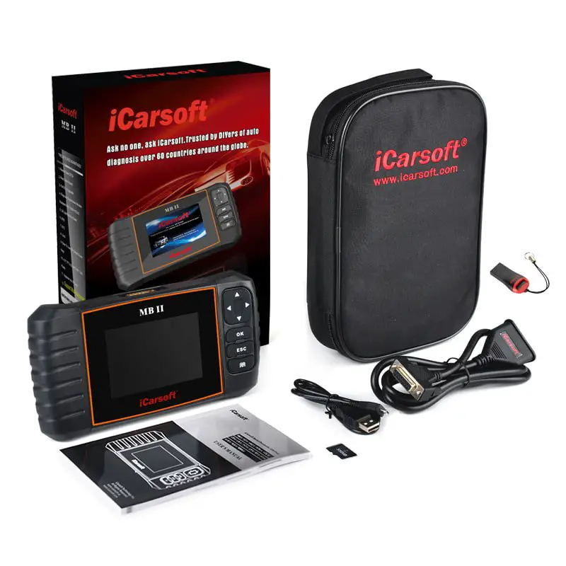 iCarsoft MBII is the Mercedes Diagnostic Tool works like a charm since it supports a wide variety of functions.