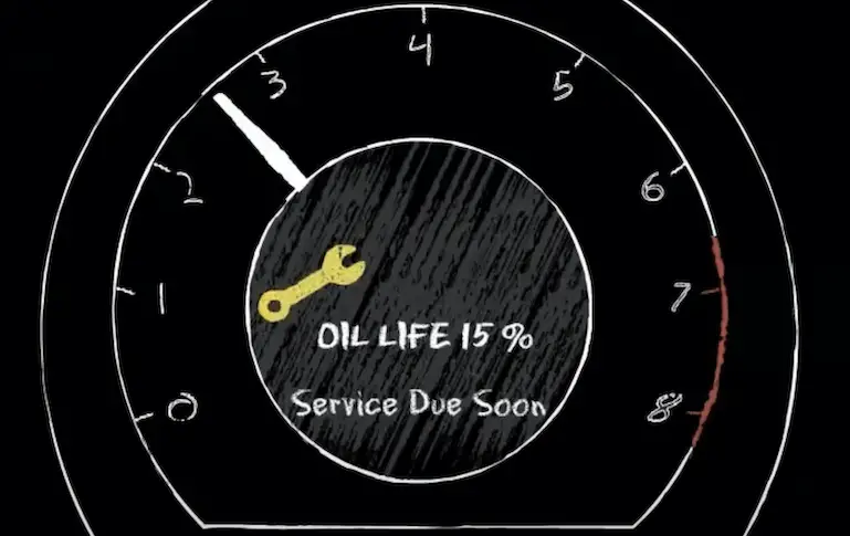 oil life 15%, service needed