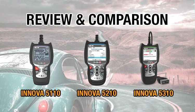 This comparison will show you the differences between INNOVA 5110, 5210, and 5310.