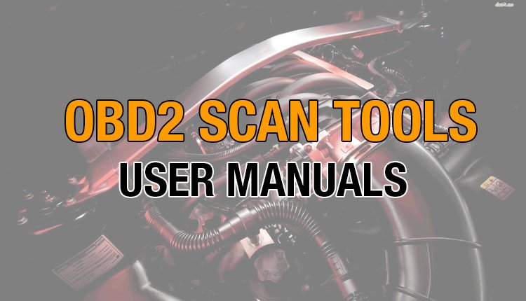 obd2 scan tool user manuals