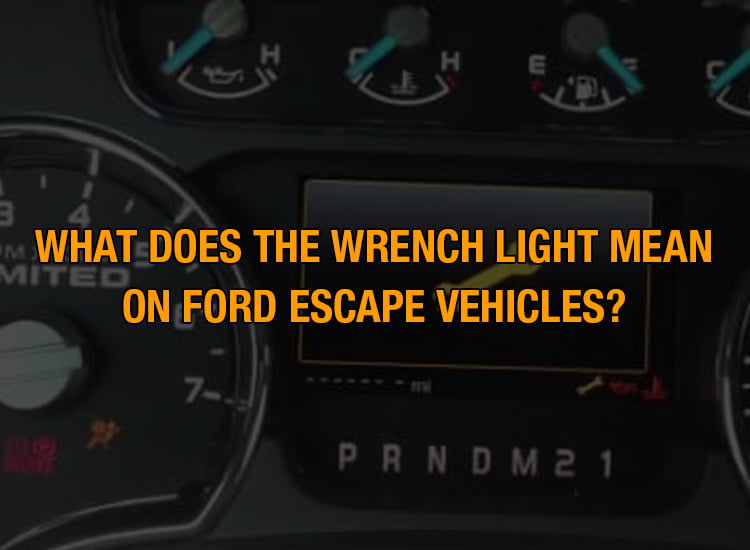 what does the wrench light mean on ford escape vehicles