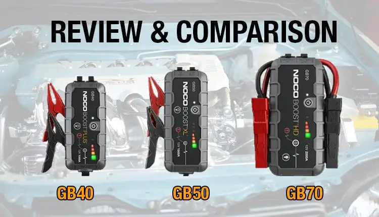 Here's where you can learn more the information about NOCO GB50, NOCO GB40, and NOCO GB70