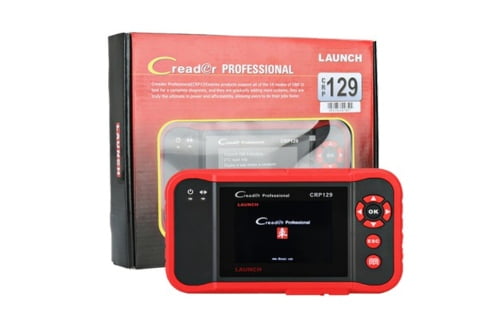 Launch CRP129 can reset your oil light, reset your break block, and correct steering angle system. 