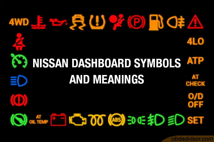 nissan dashboard symbols and meanings