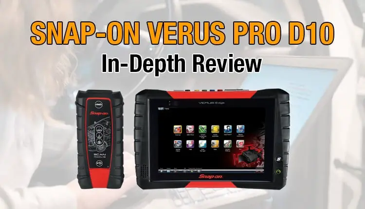 Snap-On VERUS PRO D10 is designed for professionals.