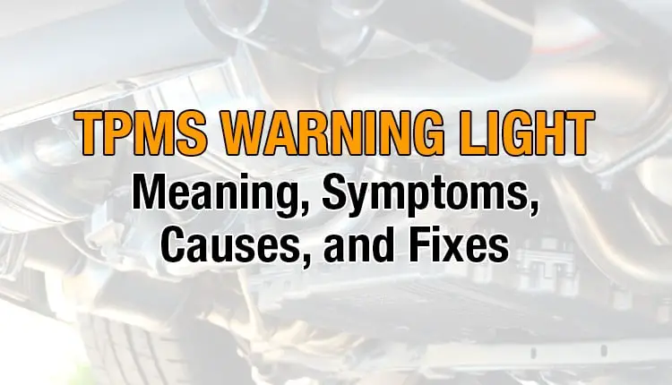 Here's where you can find out what to do when the TPMS warning light comes on