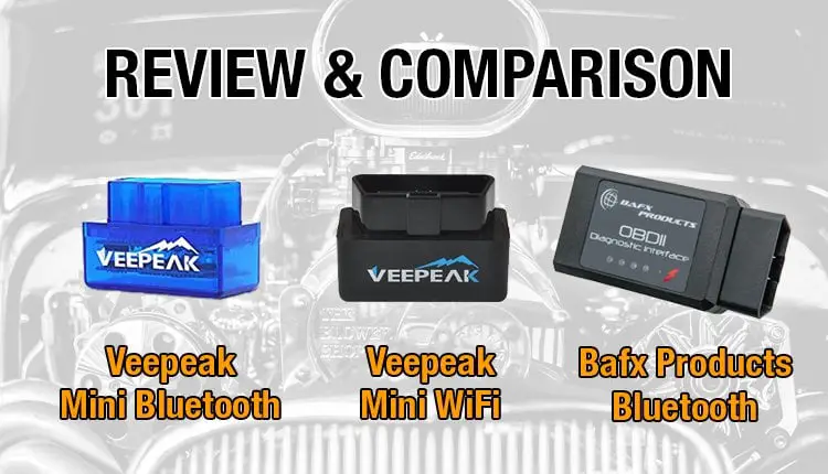 Comparing the Veepeak Mini Bluetooth with Veepeak Mini WiFi and Bafx Products Bluetooth helps you find which best suits you