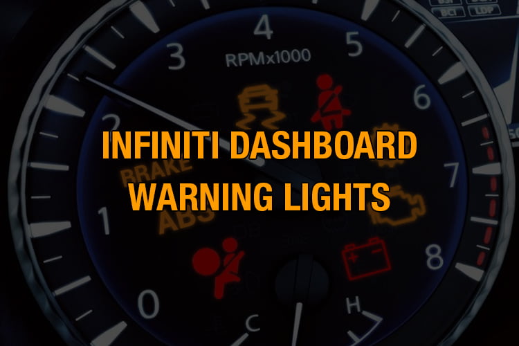 infiniti dashboard warning lights