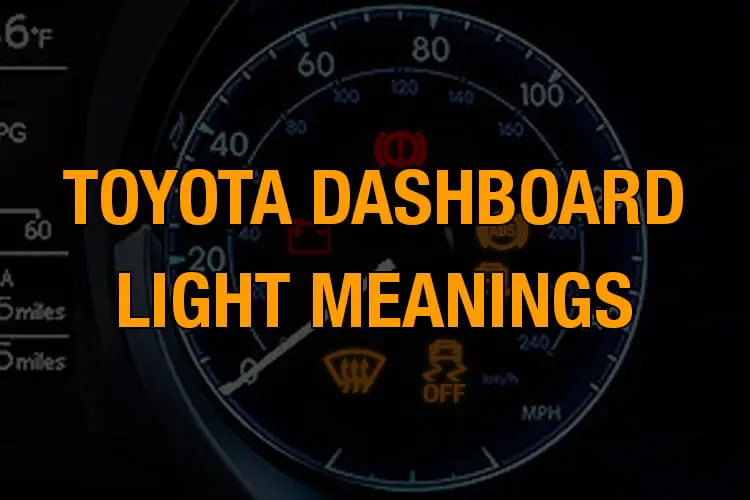 toyota dashboard symbols and meanings
