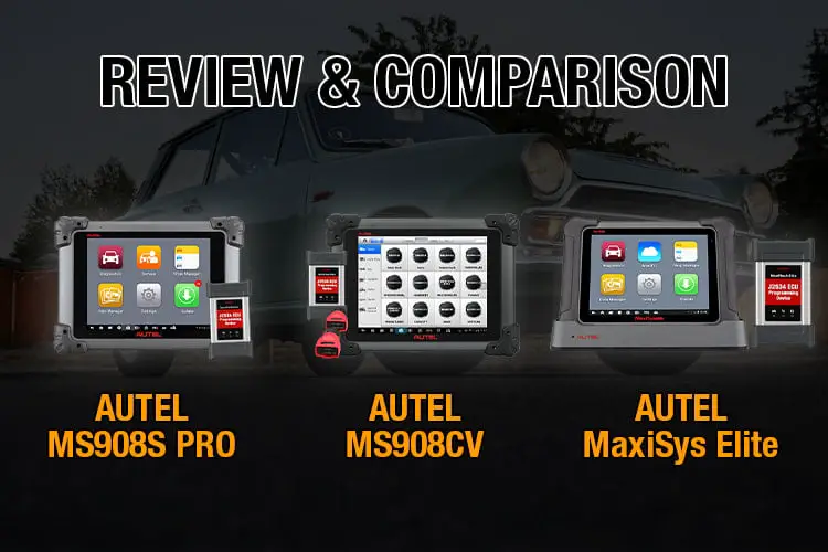 Autel MS908S Pro vs. MS908CV vs. MaxiSys Elite