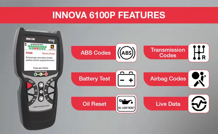 innova 6100p features