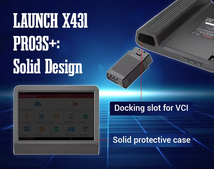 LAUNCH X431 PRO3S+ wise design