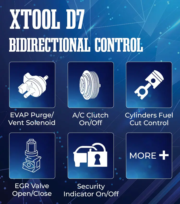 Powerful bi-directional control on XTOOL D7