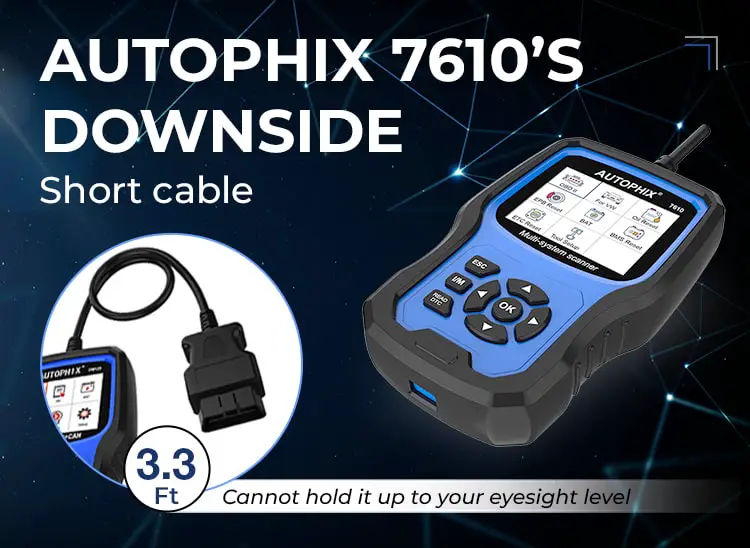 autophix 7610 cable