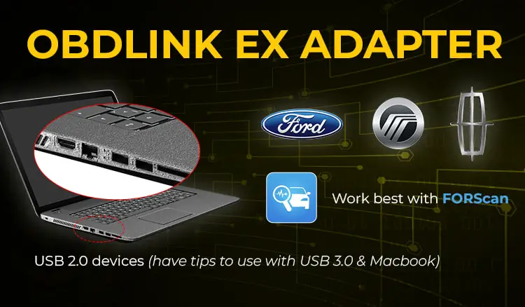 OBDLink EX Adapter Coverages: vehicle, software, device