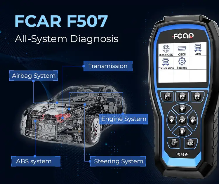 FCAR F507 all system diagnosis