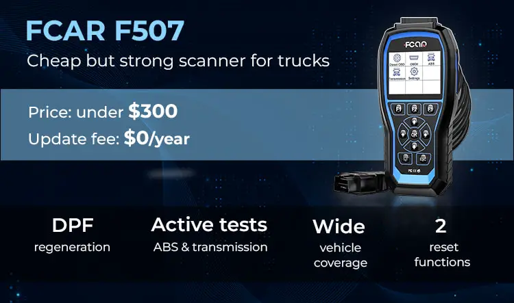 fcar f507 features
