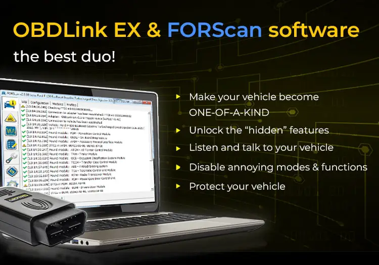 OBDLInk & FORScan software: functions & advantages