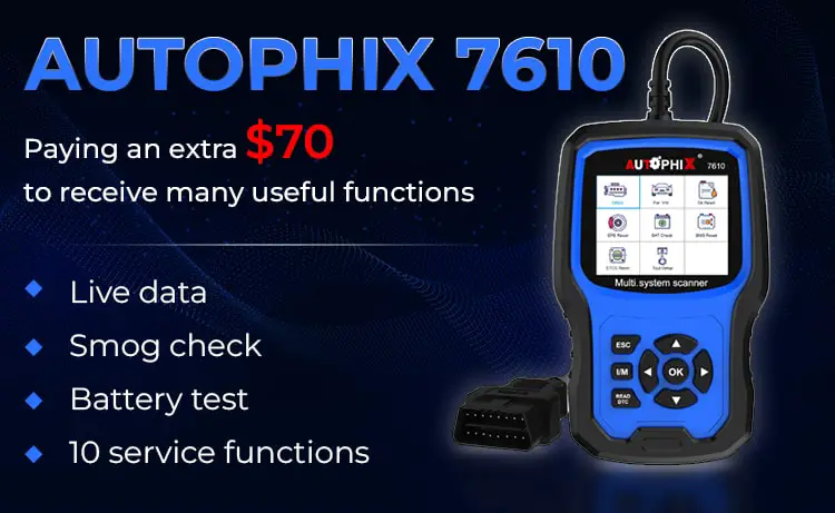 autophix 7610 useful functions