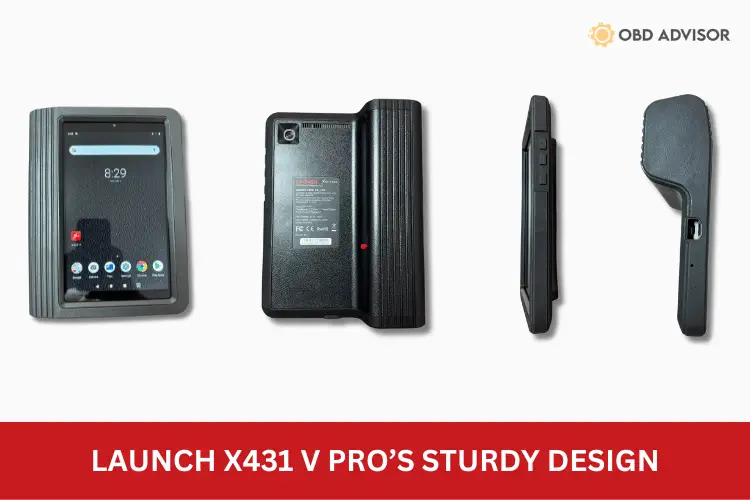 LAUNCH X431 V PRO's sturdy design